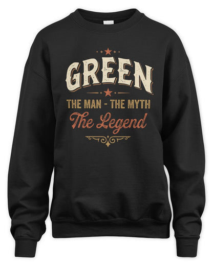 I'm Name I'm Not Rude I Just Have The Balls Funny T-Shirt GREEN M1-77 / Unisex Sweatshirt / black