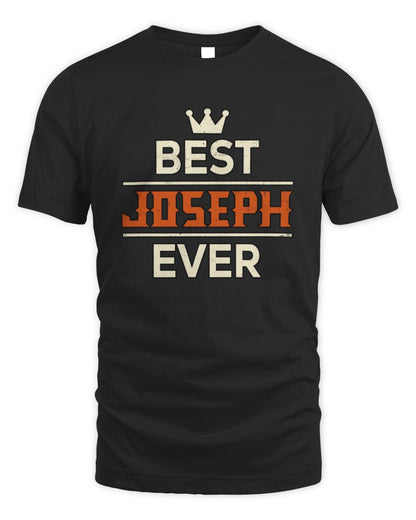 Best Your Name With Crown Shirt JOSEPH M1-59 / Unisex Standard T-Shirt / black