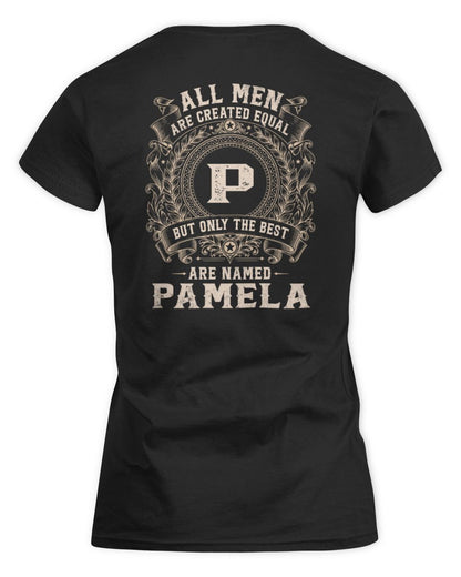 All Men Are Created Equal Cool Logo Shirt PAMELA M1-60 / Women's Standard T-Shirt / black
