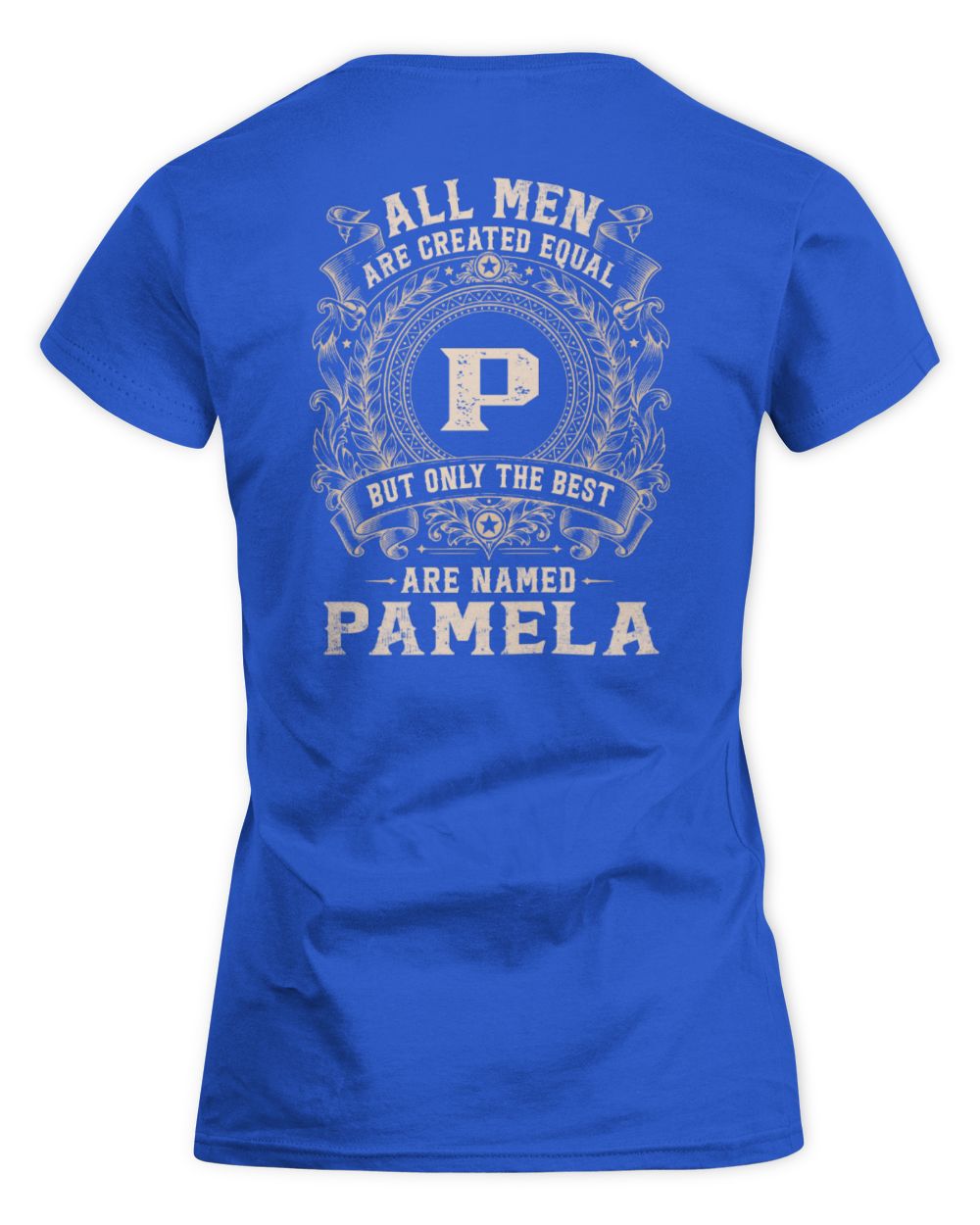 All Men Are Created Equal Cool Logo Shirt PAMELA M1-60 / Women's Standard T-Shirt / royal