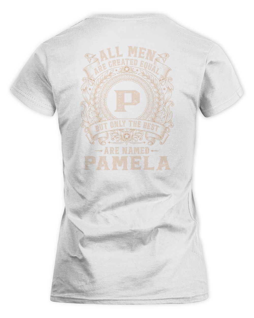 All Men Are Created Equal Cool Logo Shirt PAMELA M1-60 / Women's Standard T-Shirt / white