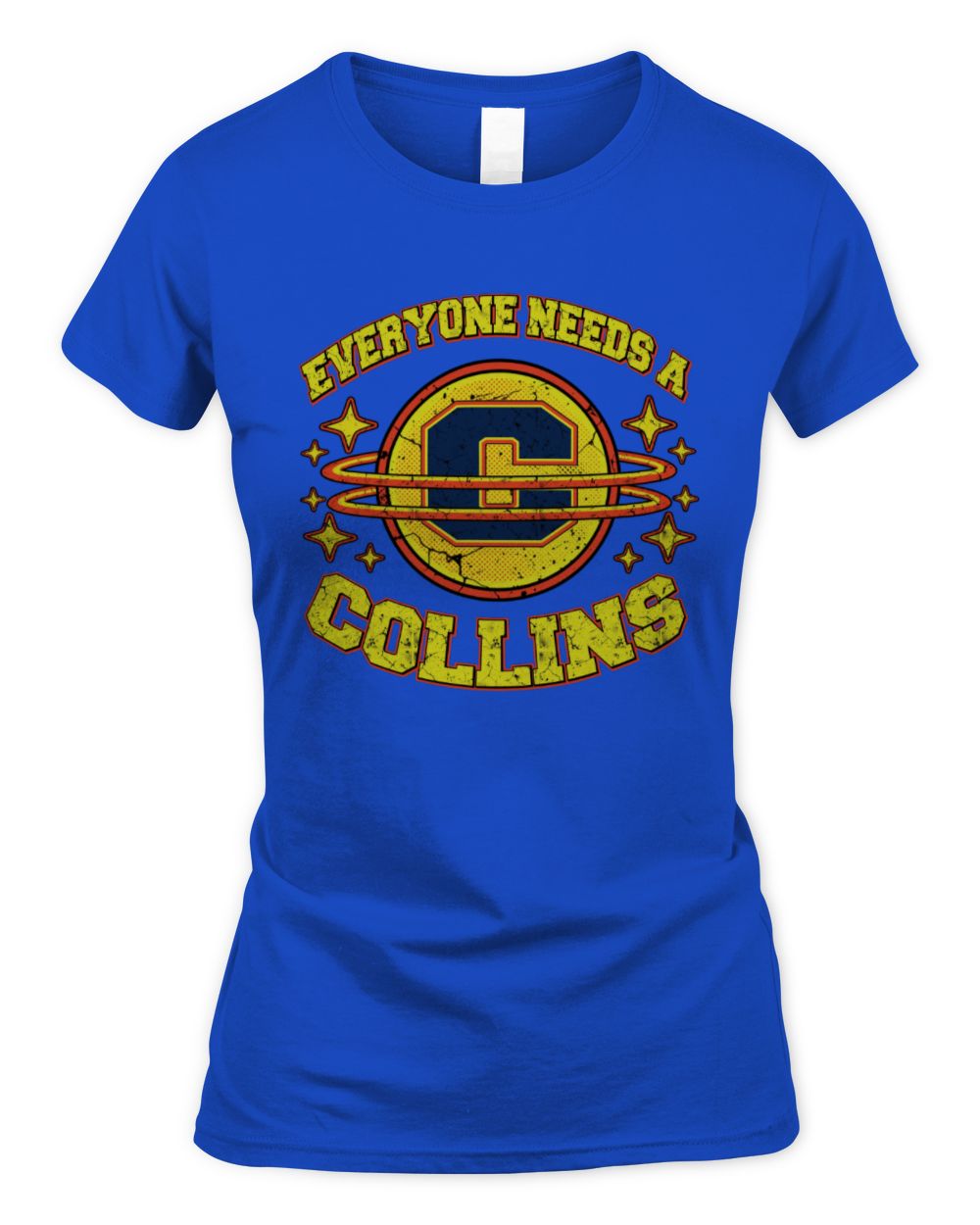 Everyone Needs a Your Name Shirt COLLINS M1-76 / Women's Standard T-Shirt / royal
