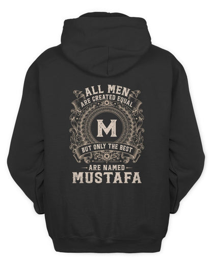 All Men Are Created Equal Cool Logo Shirt MUSTAFA M1-60 / Unisex Hoodie / black