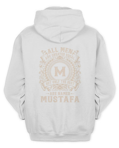 All Men Are Created Equal Cool Logo Shirt MUSTAFA M1-60 / Unisex Hoodie / white