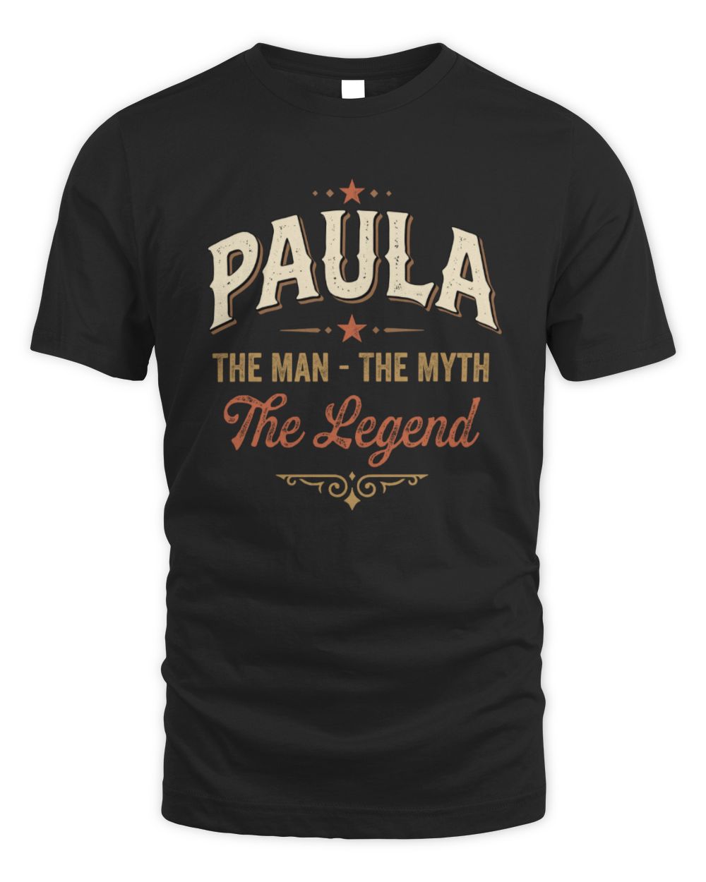 I'm Name I'm Not Rude I Just Have The Balls Funny T-Shirt PAULA M1-77 / Unisex Standard T-Shirt / black