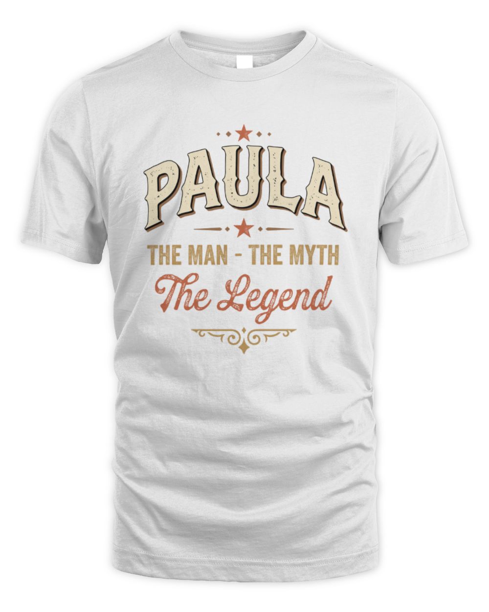 I'm Name I'm Not Rude I Just Have The Balls Funny T-Shirt PAULA M1-77 / Unisex Standard T-Shirt / white