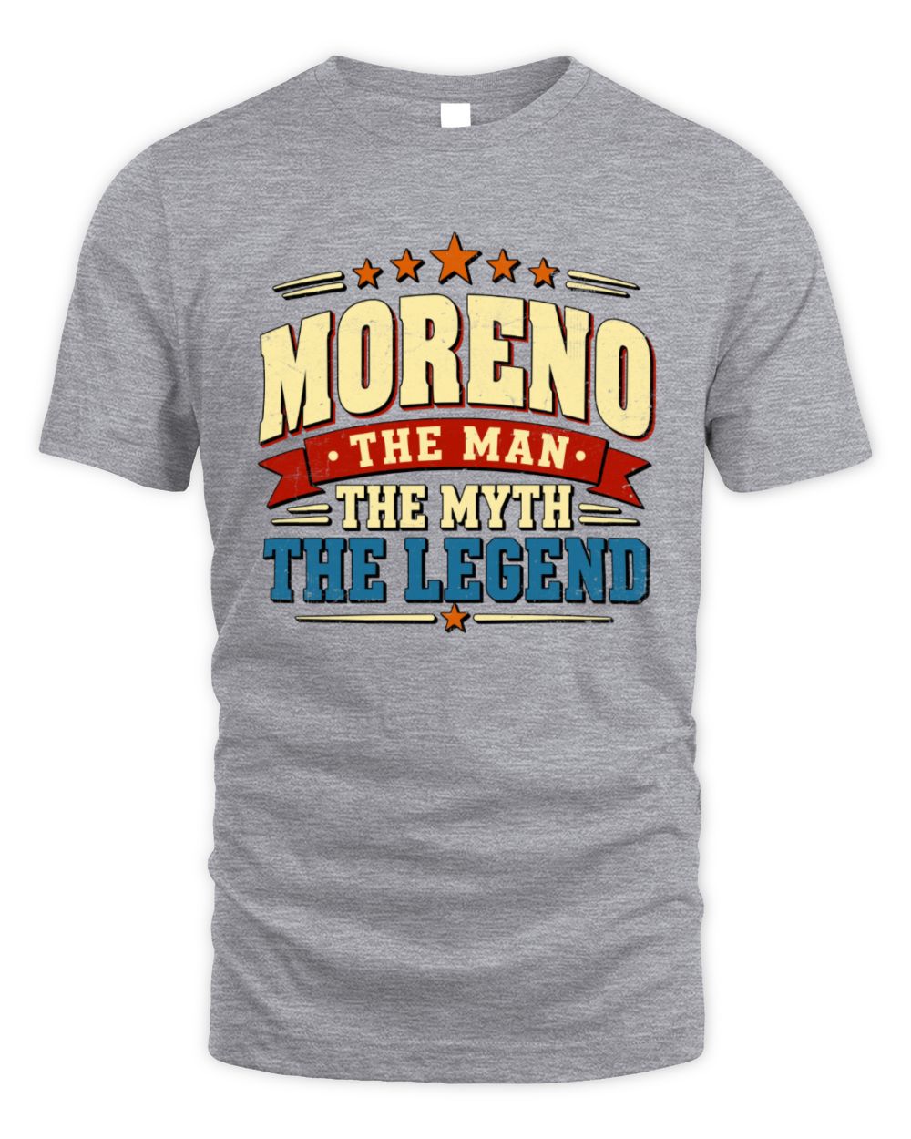 The Man The Myth The Legend Ribbon Vintage T-Shirt MORENO M1-56 / Unisex Standard T-Shirt / sport grey