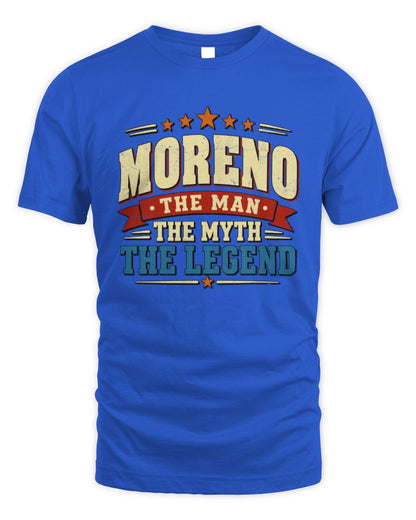 The Man The Myth The Legend Ribbon Vintage T-Shirt MORENO M1-56 / Unisex Standard T-Shirt / royal