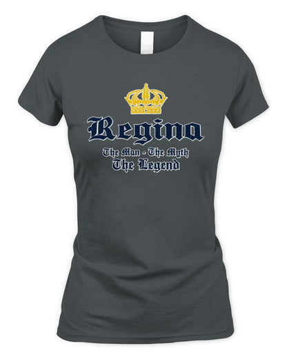 The Man The Myth The Legend Corona Beer T-Shirt REGINA M1-S83 / Women's Standard T-Shirt / charcoal