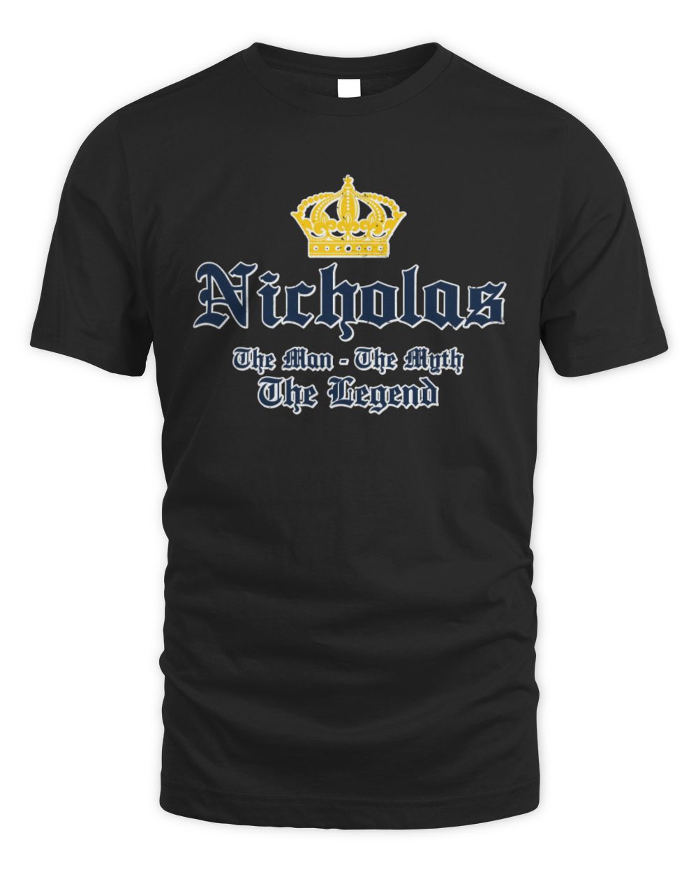 The Man The Myth The Legend Corona Beer T-Shirt NICHOLAS M1-S83 / Unisex Standard T-Shirt / black