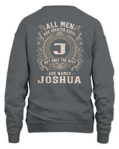 All Men Are Created Equal Cool Logo Shirt JOSHUA M1-60 / Unisex Sweatshirt / charcoal