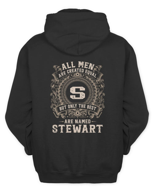 All Men Are Created Equal Cool Logo Shirt STEWART M1-60 / Unisex Hoodie / black