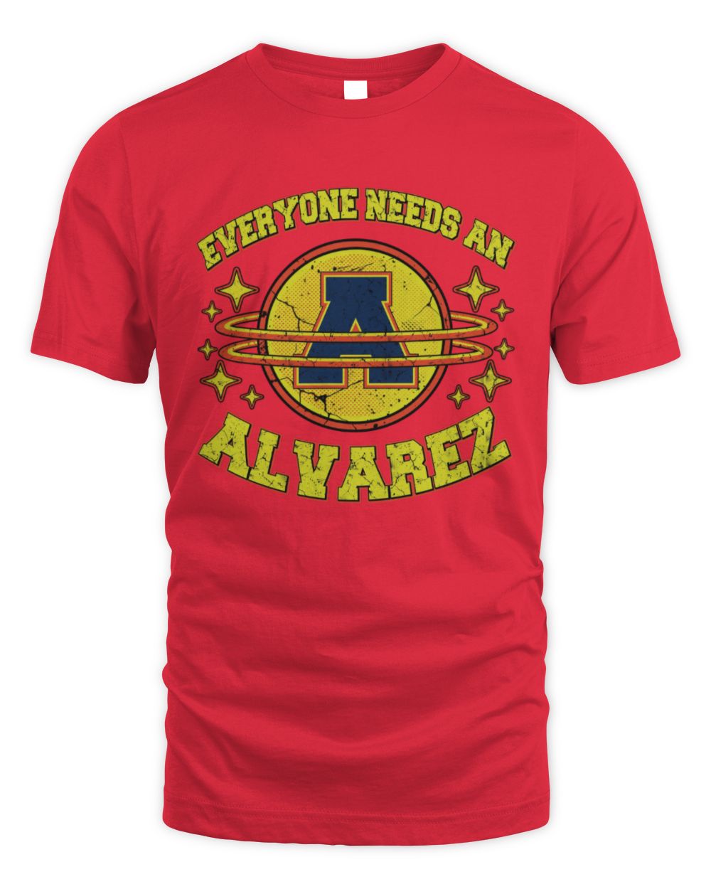 Everyone Needs a Your Name Shirt ALVAREZ M1-76 / Unisex Standard T-Shirt / red