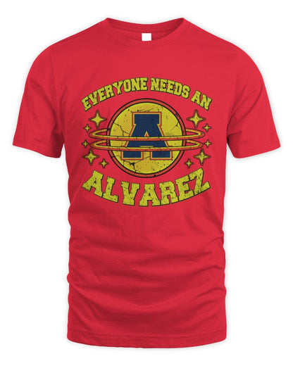 Everyone Needs a Your Name Shirt ALVAREZ M1-76 / Unisex Standard T-Shirt / red
