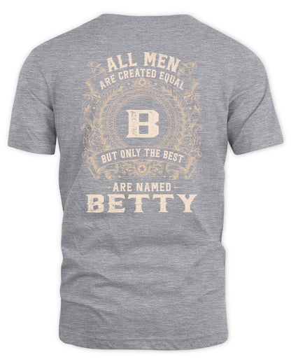 All Men Are Created Equal Cool Logo Shirt BETTY M1-60 / Unisex Standard T-Shirt / sport grey
