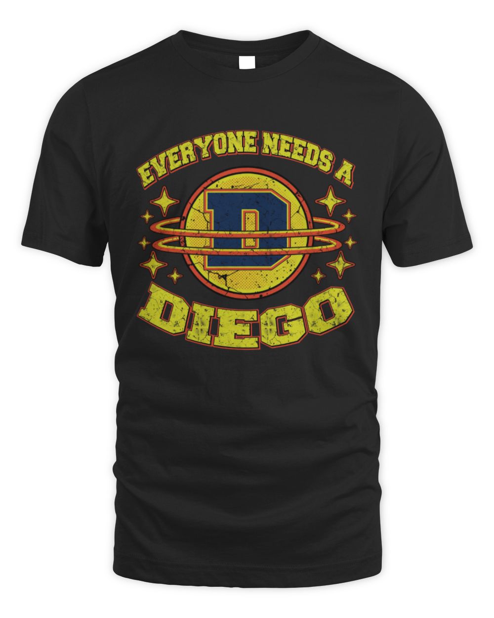 Everyone Needs a Your Name Shirt DIEGO M1-76 / Unisex Standard T-Shirt / black