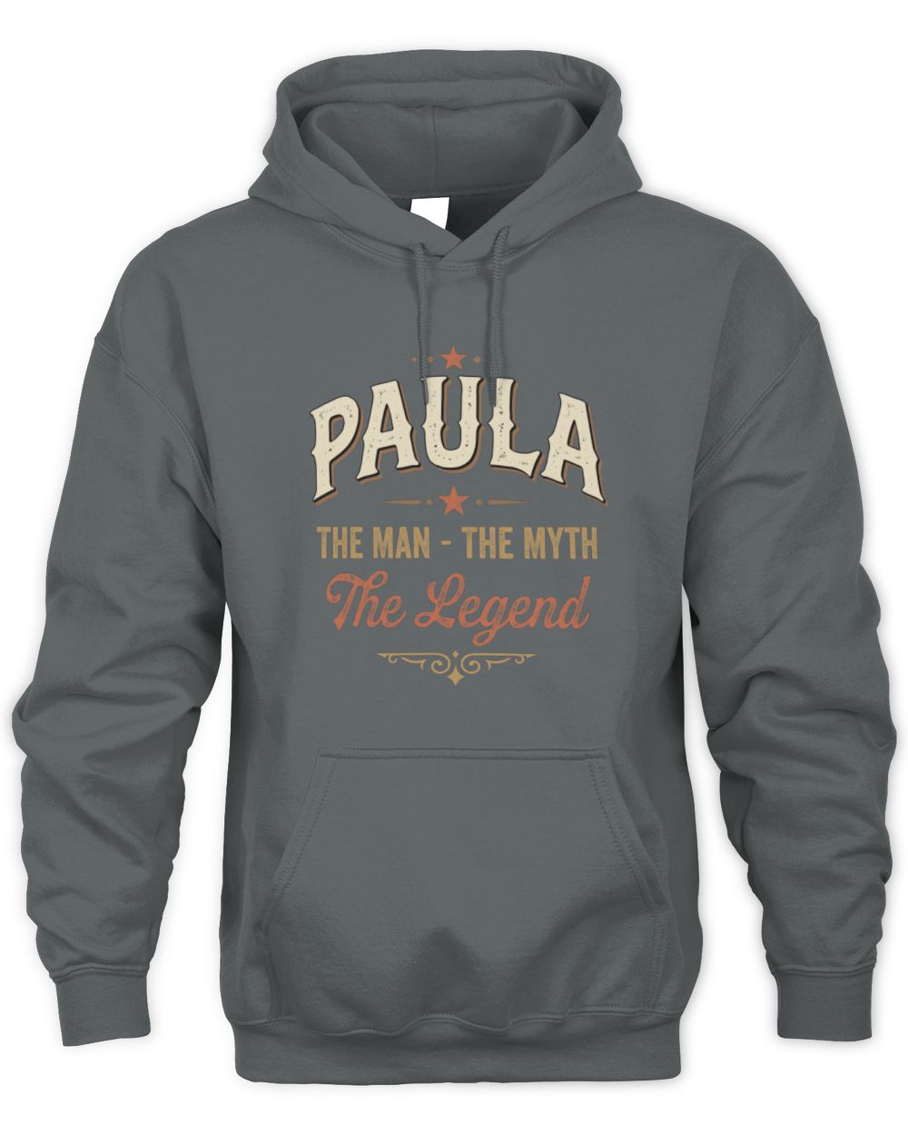 I'm Name I'm Not Rude I Just Have The Balls Funny T-Shirt PAULA M1-77 / Unisex Hoodie / charcoal