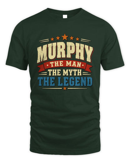 The Man The Myth The Legend Ribbon Vintage T-Shirt MURPHY M1-56 / Unisex Standard T-Shirt / forest green