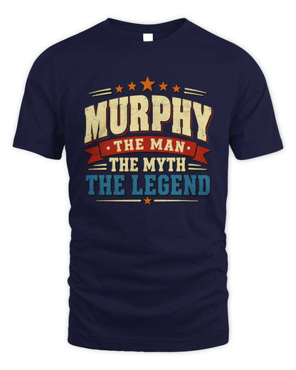 The Man The Myth The Legend Ribbon Vintage T-Shirt MURPHY M1-56 / Unisex Standard T-Shirt / navy