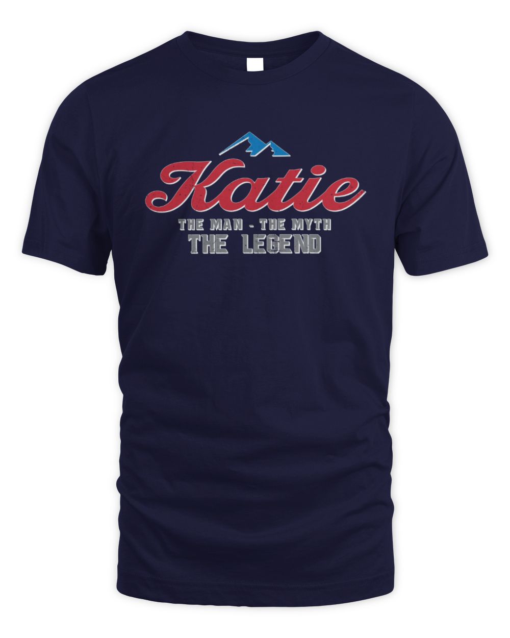 The Man The Myth The Legend Coors Light Beer T-Shirt KATIE M1-S84 / Unisex Standard T-Shirt / navy