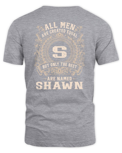 All Men Are Created Equal Cool Logo Shirt SHAWN M1-60 / Unisex Standard T-Shirt / sport grey