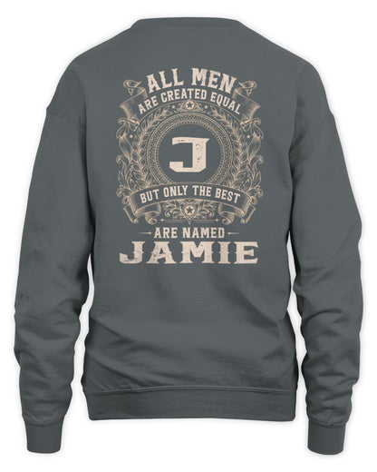 All Men Are Created Equal Cool Logo Shirt JAMIE M1-60 / Unisex Sweatshirt / charcoal