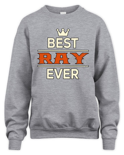 Best Your Name With Crown Shirt RAY M1-59 / Unisex Sweatshirt / sport grey