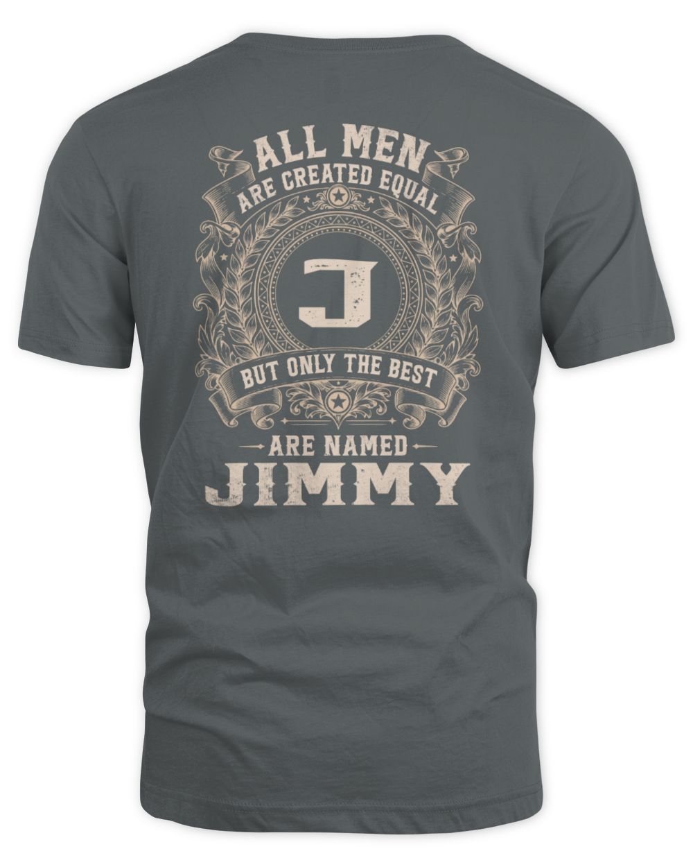All Men Are Created Equal Cool Logo Shirt JIMMY M1-60 / Unisex Standard T-Shirt / charcoal
