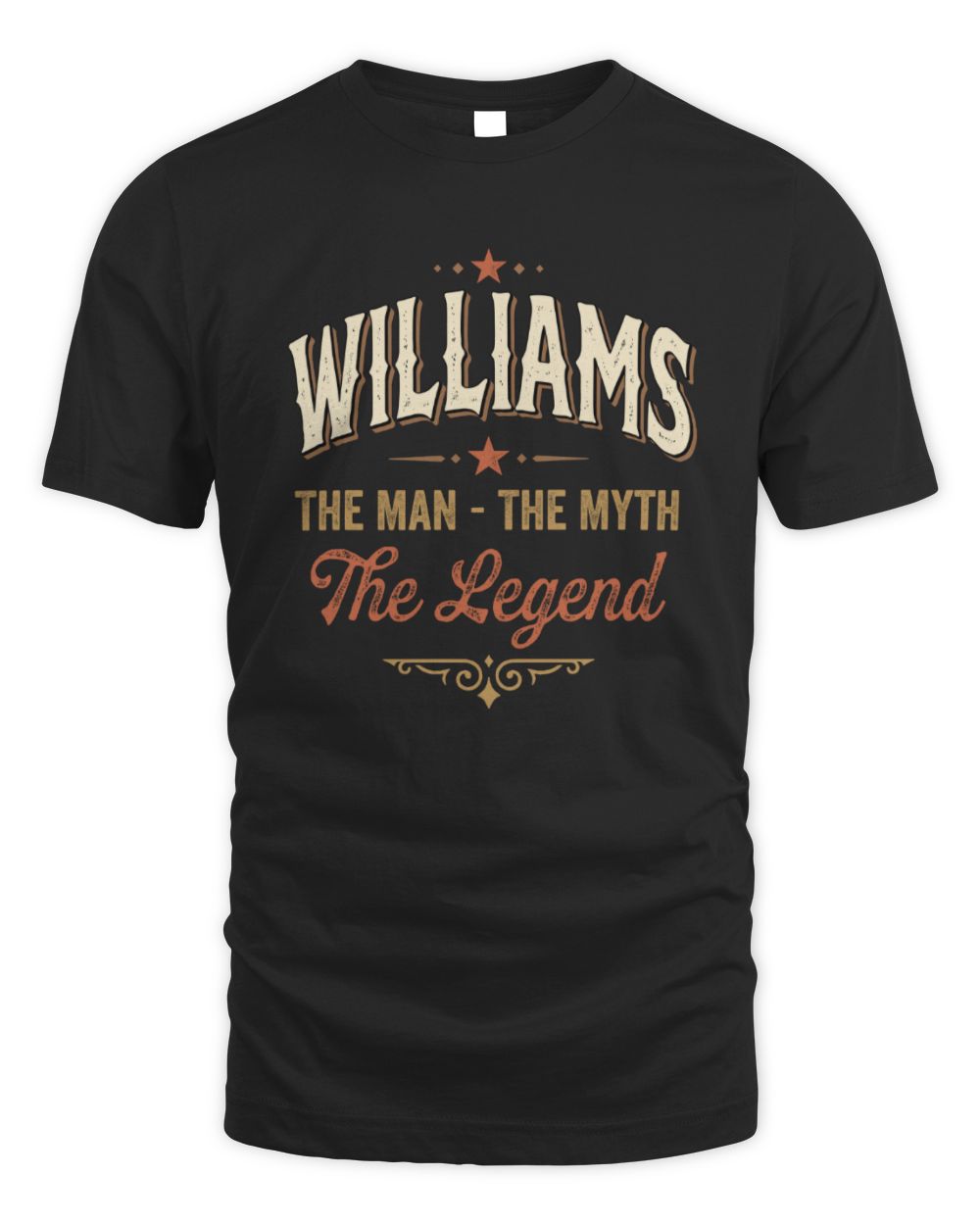 I'm Name I'm Not Rude I Just Have The Balls Funny T-Shirt WILLIAMS M1-77 / Unisex Standard T-Shirt / black