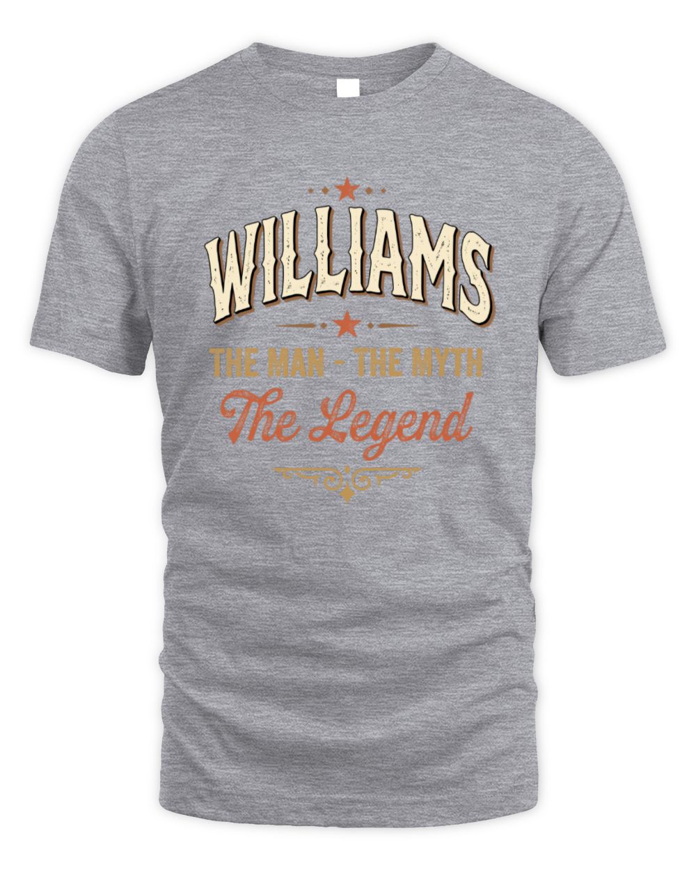 I'm Name I'm Not Rude I Just Have The Balls Funny T-Shirt WILLIAMS M1-77 / Unisex Standard T-Shirt / sport grey