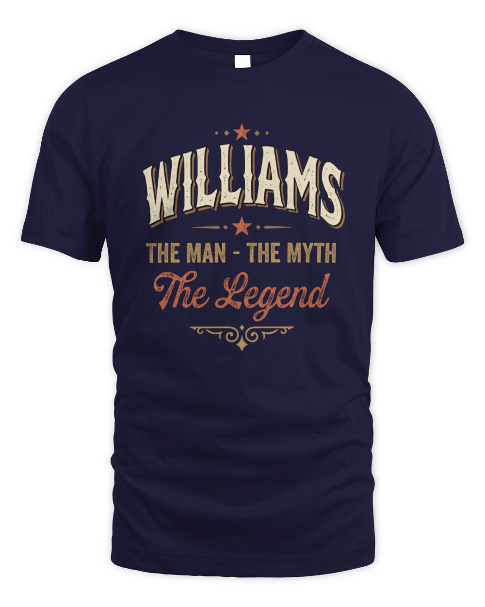 I'm Name I'm Not Rude I Just Have The Balls Funny T-Shirt WILLIAMS M1-77 / Unisex Standard T-Shirt / navy