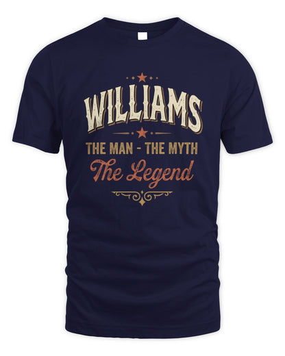 I'm Name I'm Not Rude I Just Have The Balls Funny T-Shirt WILLIAMS M1-77 / Unisex Standard T-Shirt / navy
