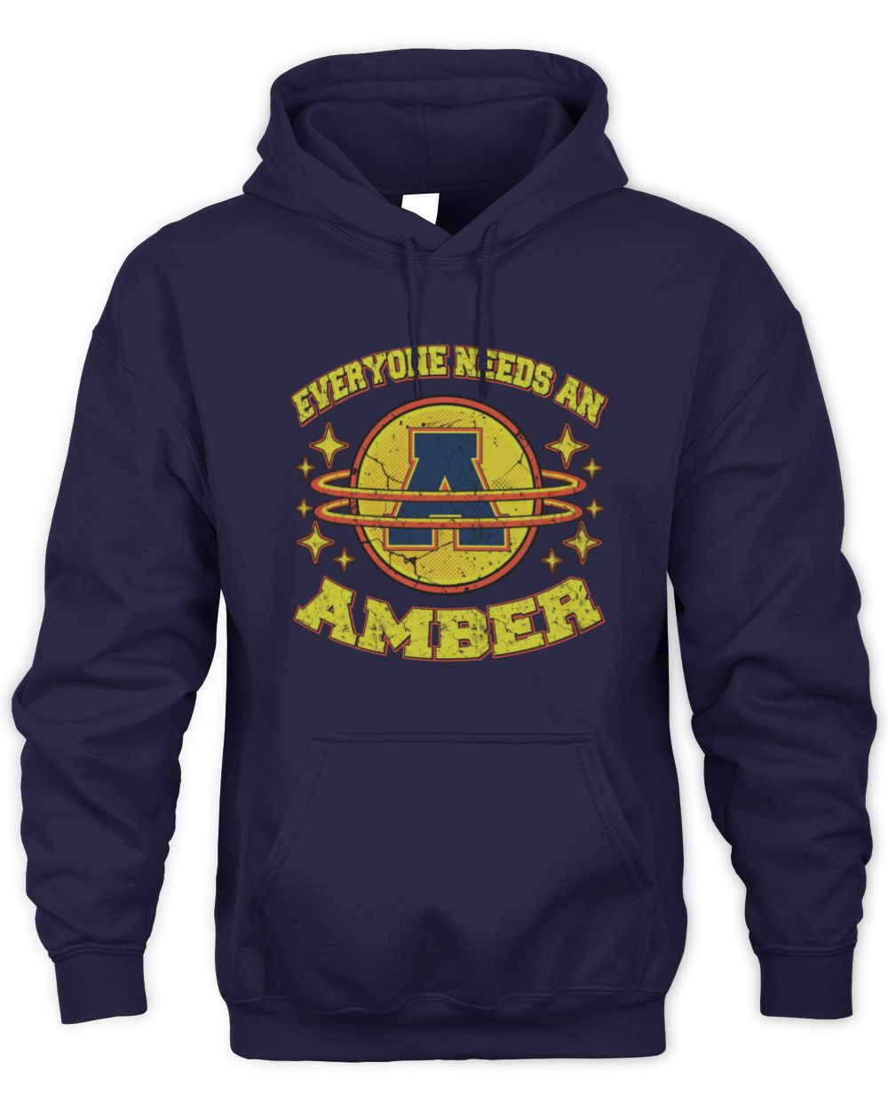 Everyone Needs a Your Name Shirt AMBER M1-76 / Unisex Hoodie / navy