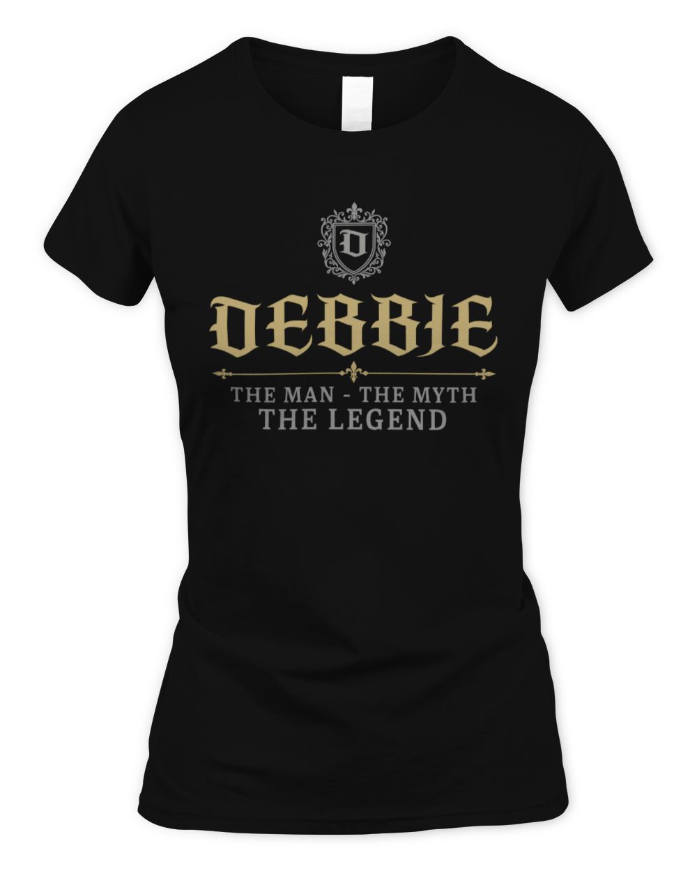 The Man The Myth The Legend Western Shirt DEBBIE M1-78 / Women's Standard T-Shirt / black