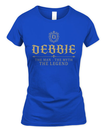 The Man The Myth The Legend Western Shirt DEBBIE M1-78 / Women's Standard T-Shirt / royal