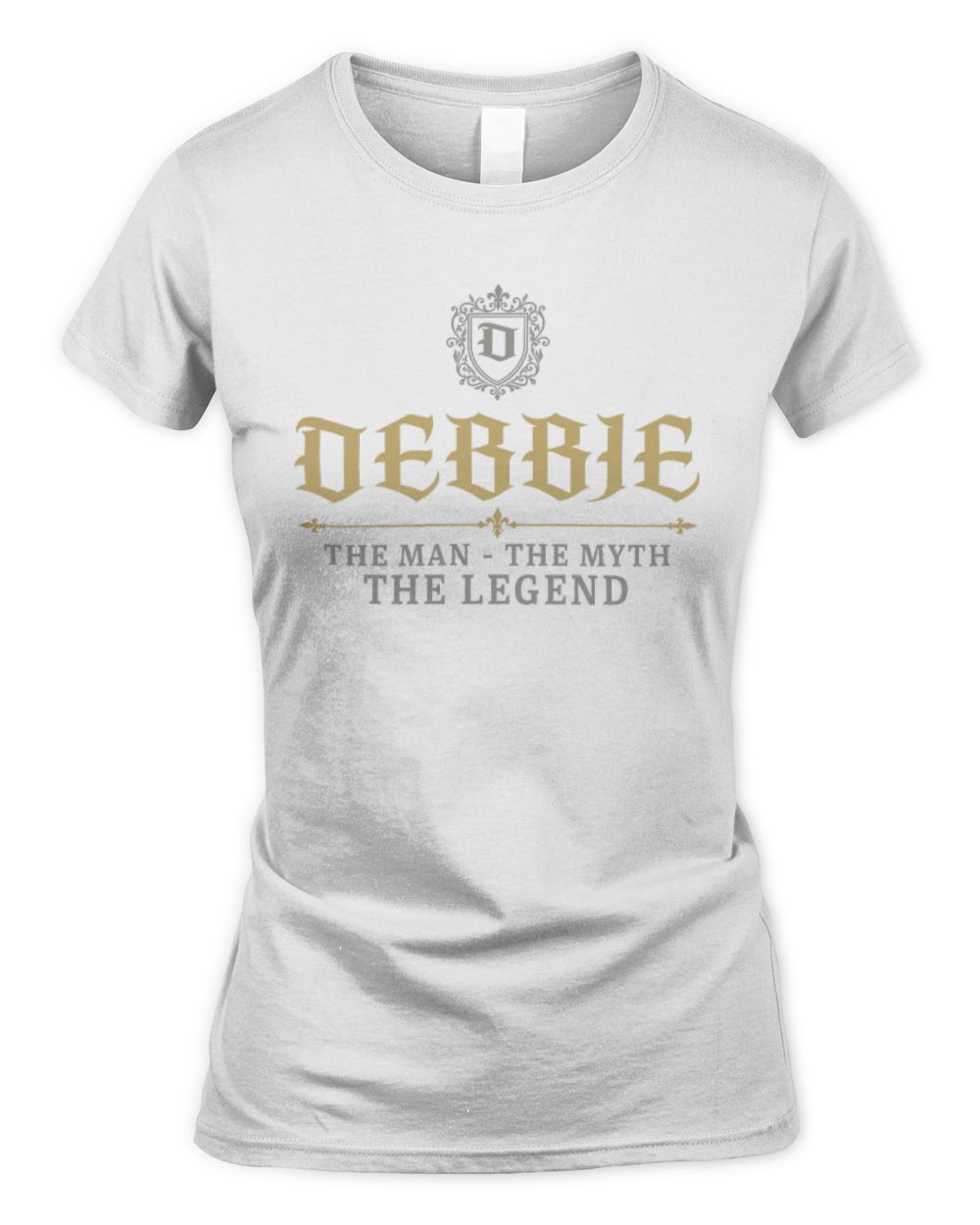 The Man The Myth The Legend Western Shirt DEBBIE M1-78 / Women's Standard T-Shirt / white