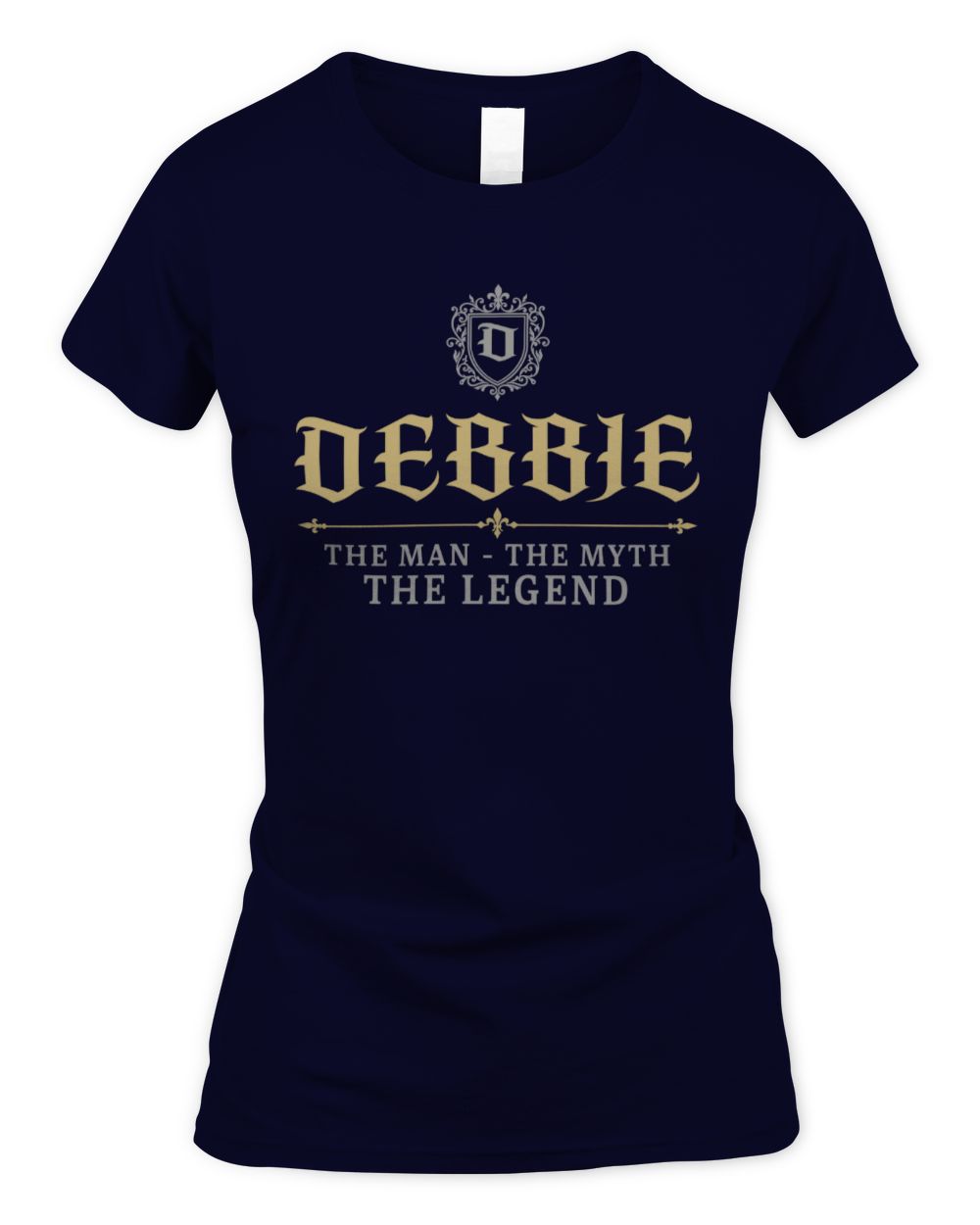 The Man The Myth The Legend Western Shirt DEBBIE M1-78 / Women's Standard T-Shirt / navy