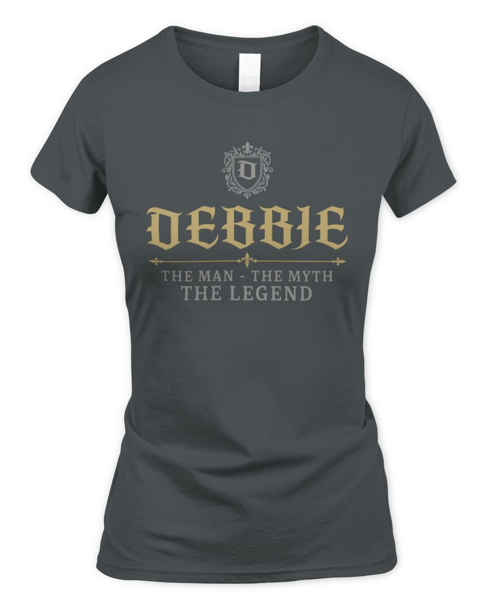 The Man The Myth The Legend Western Shirt DEBBIE M1-78 / Women's Standard T-Shirt / charcoal