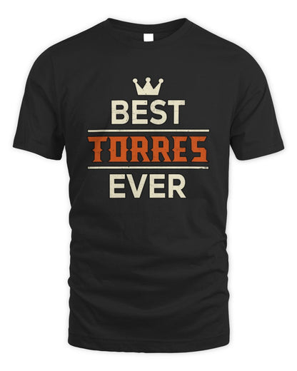 Best Your Name With Crown Shirt TORRES M1-59 / Unisex Standard T-Shirt / black