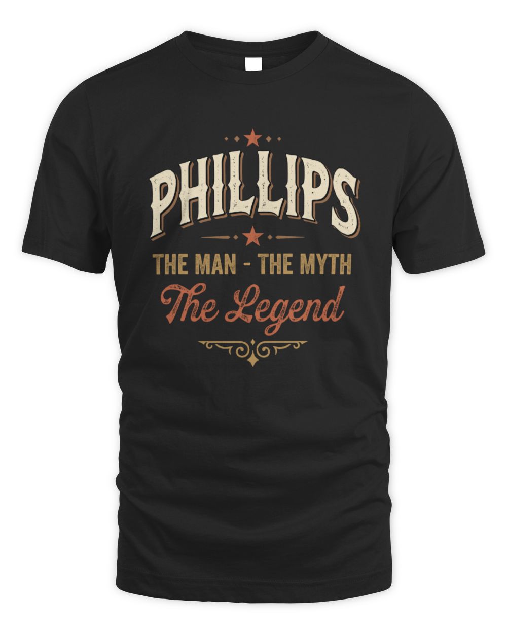 I'm Name I'm Not Rude I Just Have The Balls Funny T-Shirt PHILLIPS M1-77 / Unisex Standard T-Shirt / black