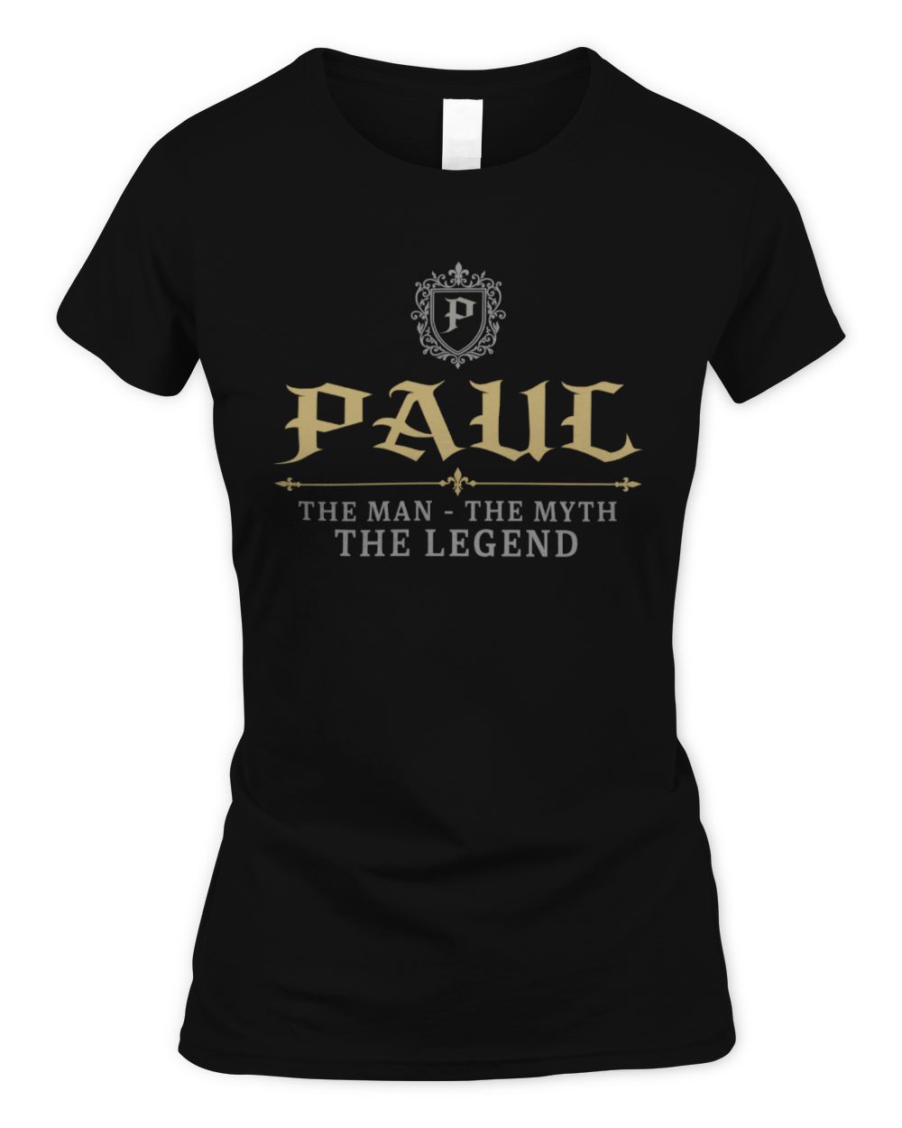 The Man The Myth The Legend Western Shirt PAUL M1-78 / Women's Standard T-Shirt / black