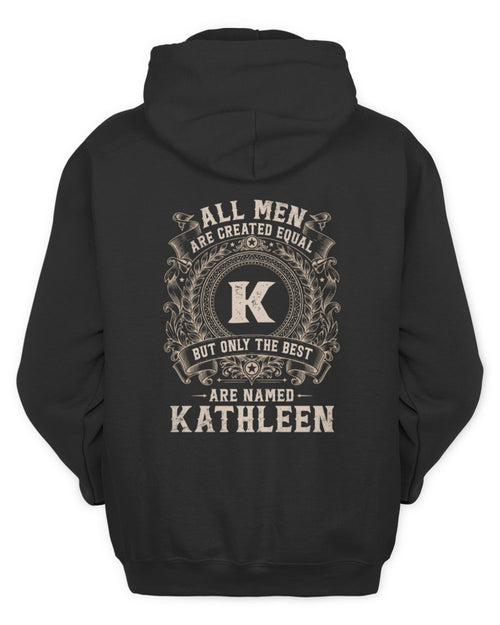 All Men Are Created Equal Cool Logo Shirt KATHLEEN M1-60 / Unisex Hoodie / black