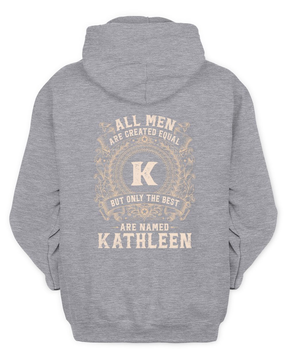 All Men Are Created Equal Cool Logo Shirt KATHLEEN M1-60 / Unisex Hoodie / sport grey
