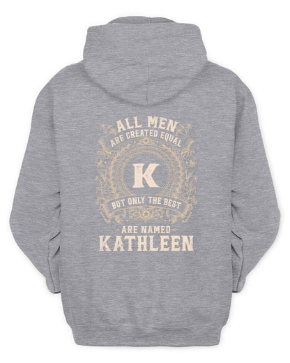 All Men Are Created Equal Cool Logo Shirt KATHLEEN M1-60 / Unisex Hoodie / sport grey