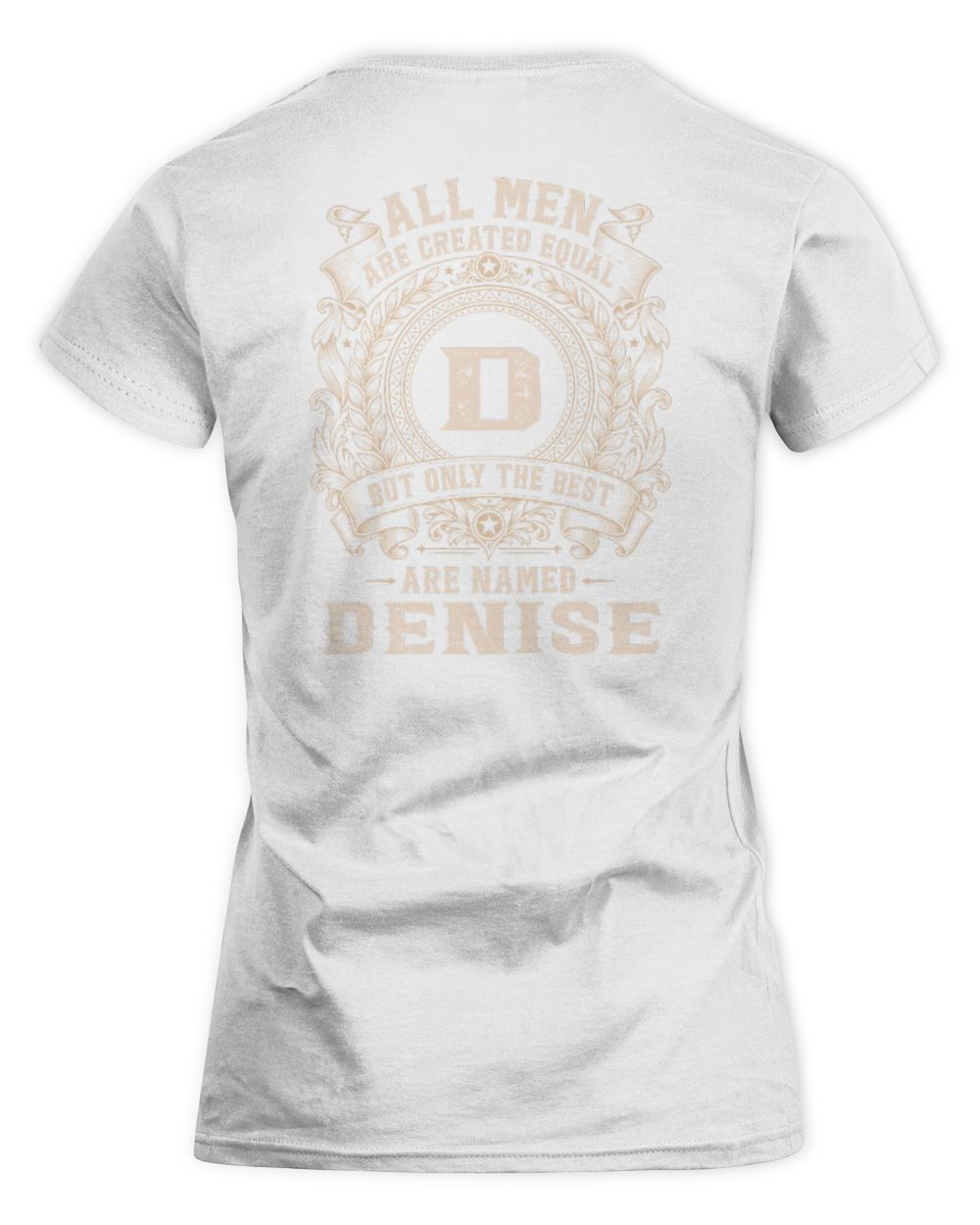 All Men Are Created Equal Cool Logo Shirt DENISE M1-60 / Women's Standard T-Shirt / white