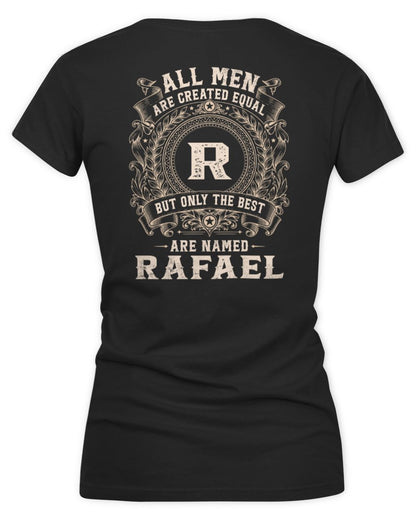 All Men Are Created Equal Cool Logo Shirt RAFAEL M1-60 / Women's V-Neck T-Shirt / black