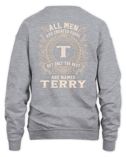 All Men Are Created Equal Cool Logo Shirt TERRY M1-60 / Unisex Sweatshirt / sport grey