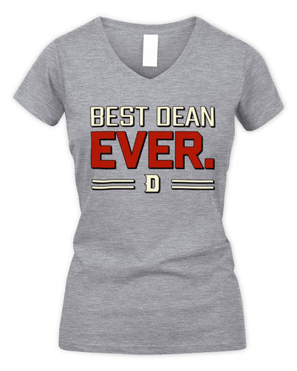 Best Your Name Ever Cool Shirt DEAN M1-58 / Women's V-Neck T-Shirt / sport grey