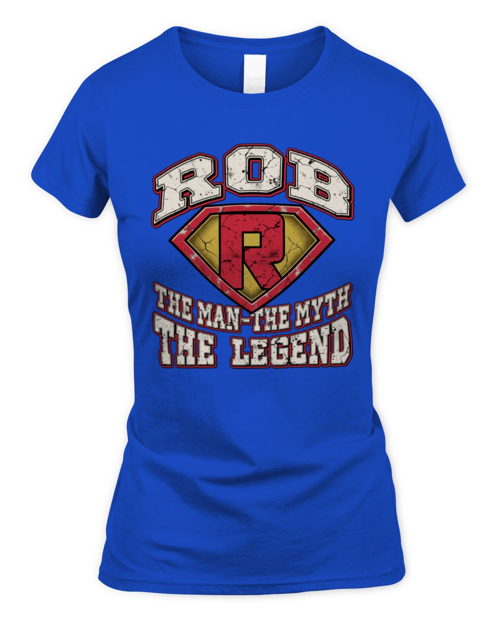The Man The Myth The Legend Superman Graphic T-Shirt ROB M1-74 / Women's Standard T-Shirt / royal