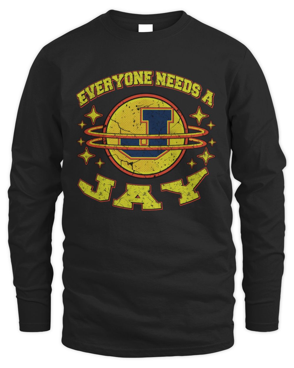 Everyone Needs a Your Name Shirt JAY M1-76 / Men's Long Sleeved T-Shirt / black